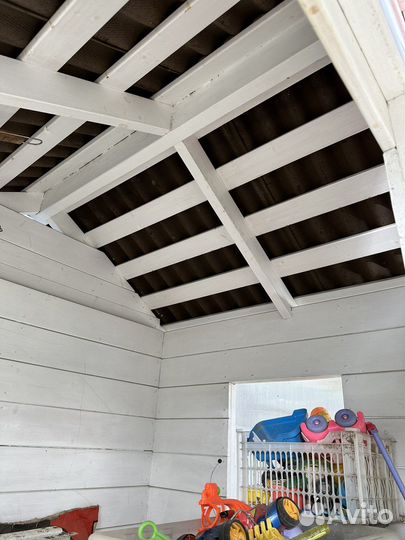 Деревянный уличный игровой дом для детей б/у