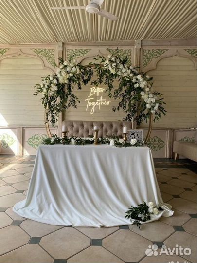 Оформление свадьбы, свадебный декор