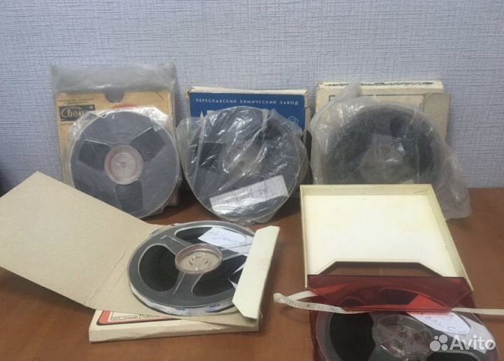 Ленты магнитные/бобины/катушки. 5 штук