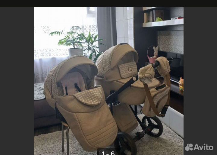 Коляска 2 в 1 adamex luciano