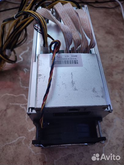 Bitmain AntMiner L3+ с бп 504Mh