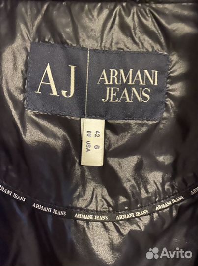 Пуховик armani