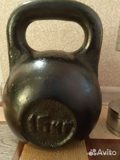 Гиря 16 кг гантели 2 пары по 5 кг