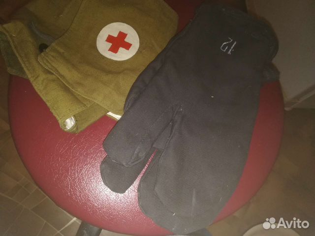 Рукавицы для стрельбы и мед сумка СССР