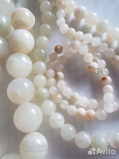 Бусины для рукоделия Оникс натуральный