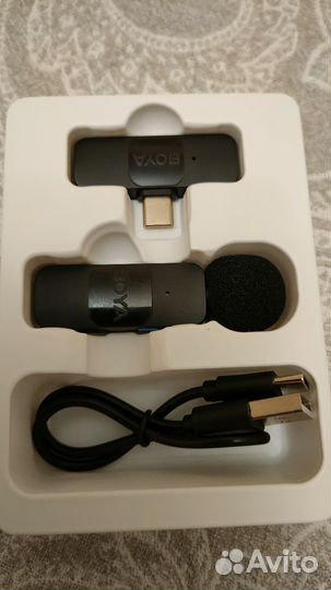 Микрофон петличный беспроводной boya BY-V10