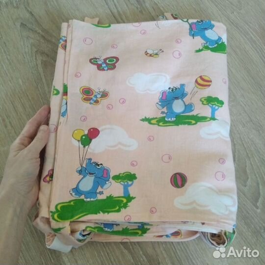 Чехлы на бортики в кроватку