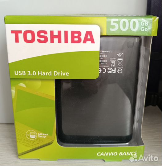 500 гб Внешний жесткий диск Toshiba