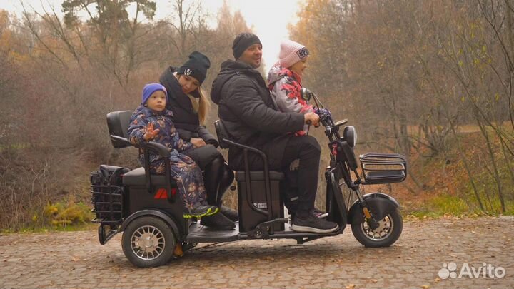 Электротрицикл White Siberia Sibtrike R 2000W