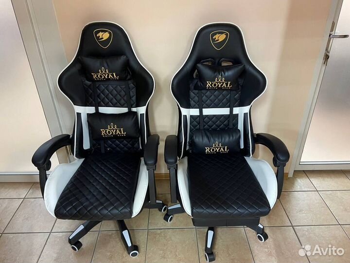 Игровое компьютерное кресло Экокожа