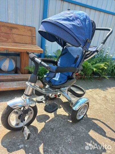 Велосипед коляска с ручкой