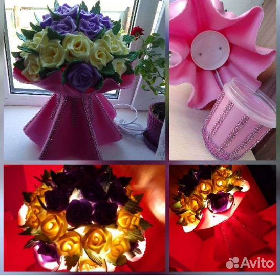 Светильник роза