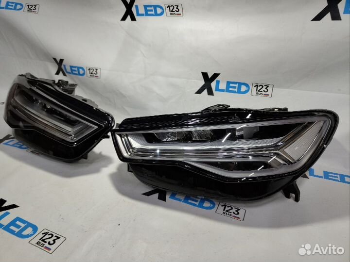Фара правая левая Audi A6 C7 рест full LED