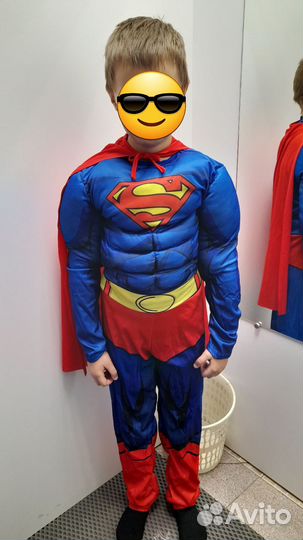 Костюм супермена 134-140. Прокат