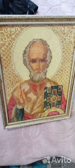 Готовые иконы из алмазной мазайки