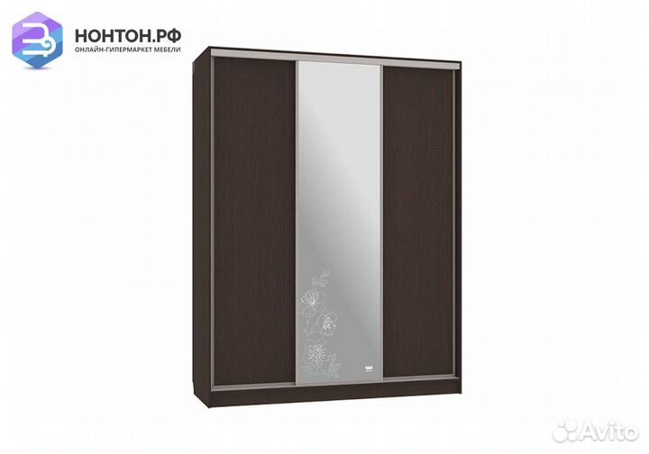 Шкаф-купе Бассо 1-600 Токио венге