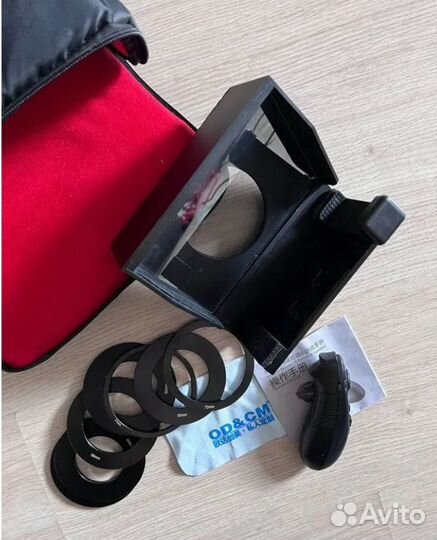 Телесуфлер на объектив камеры для блогера