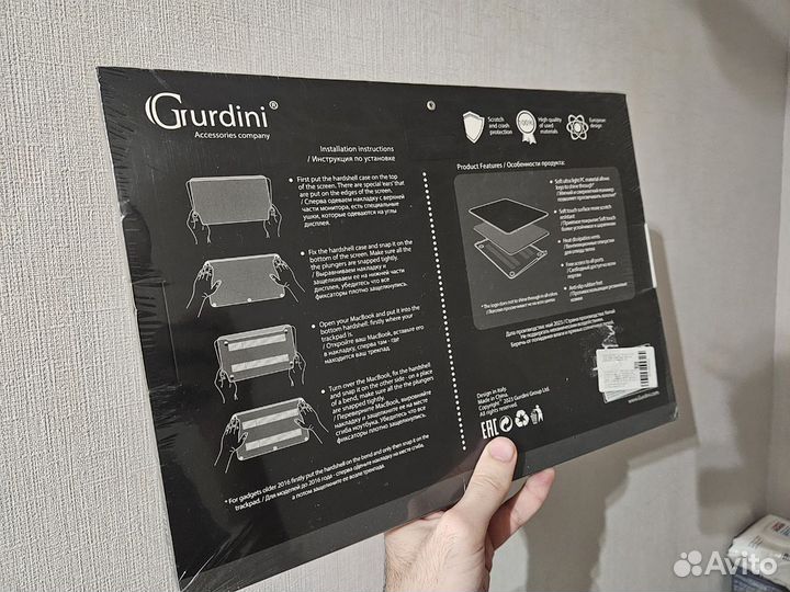 Чехол Macbook Pro 16 A2485 A2780 2021 Gurdini