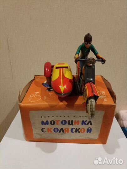Мотоцикл с коляской, СССР, редкий