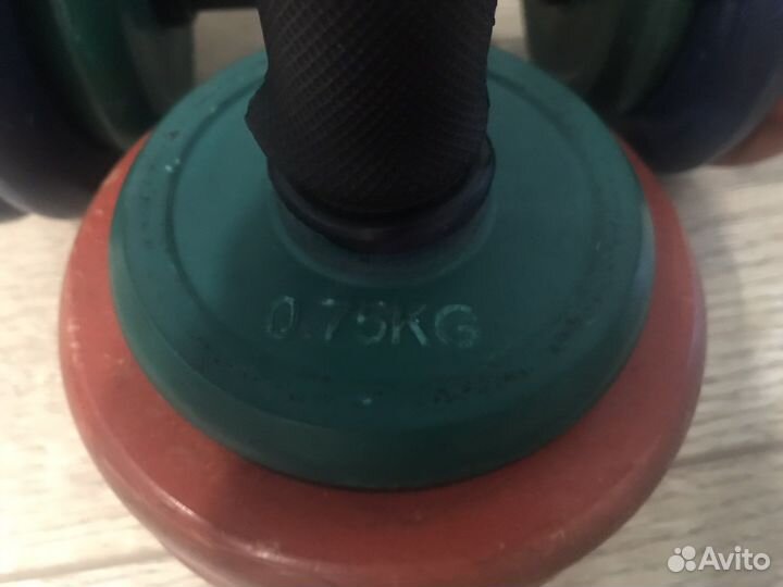 Гантели 2шт. 15 кг (вместе)