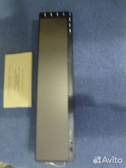 Зеркало З\В панорамное накладное с часами