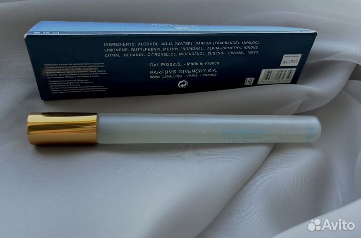Духи givenchy мужские тестер 15 мл
