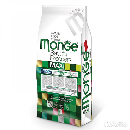 Сухой корм Monge для кошек и для собак