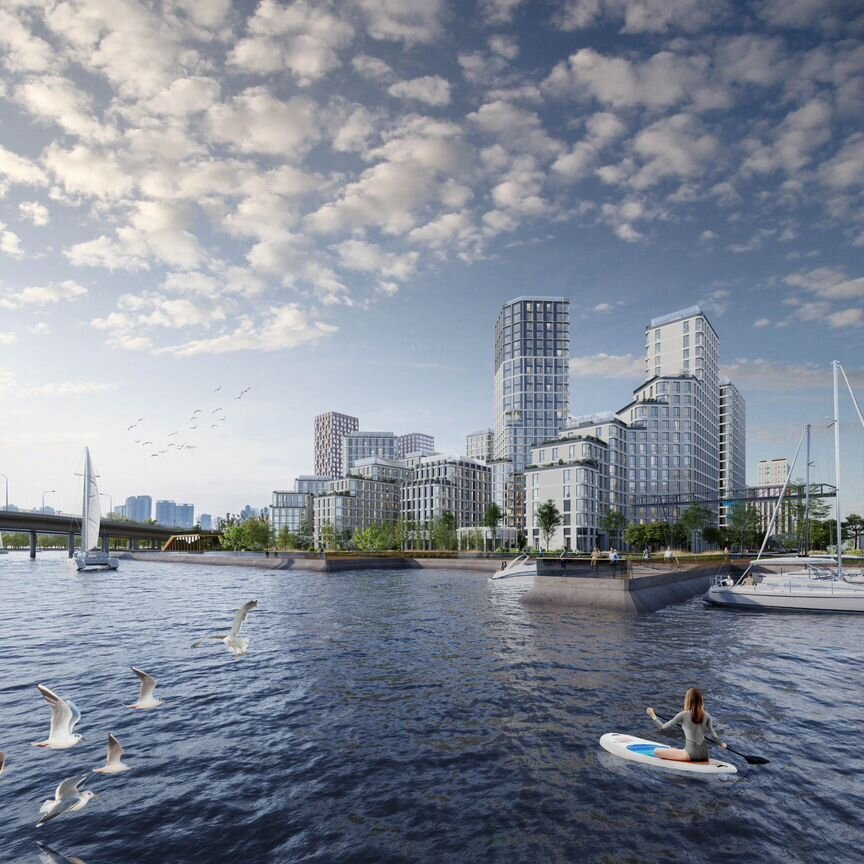 2-к. квартира, 72,8 м², 15/27 эт.