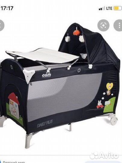 Детская кровать манеж cam