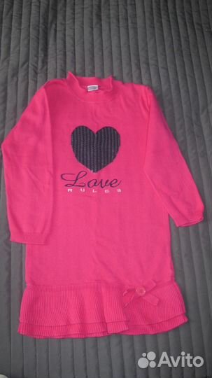 Платье теплое