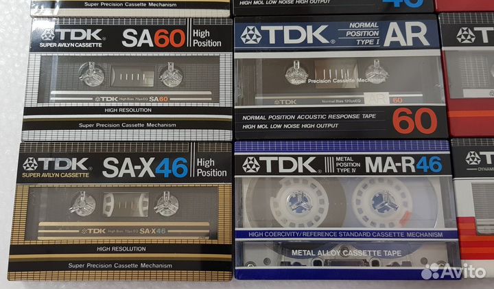 TDK 46/60 кассеты новые запечатанные
