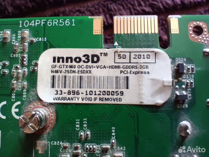 Видеокарта gtx 460 2 гига