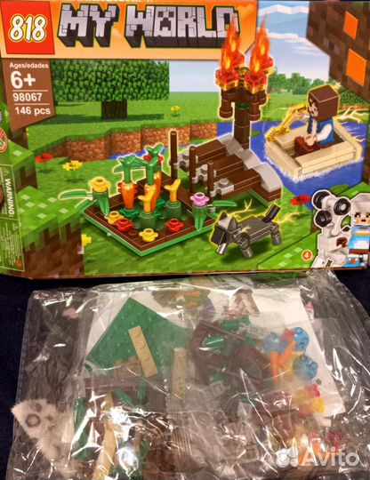 Конструктор майнкрафт новый