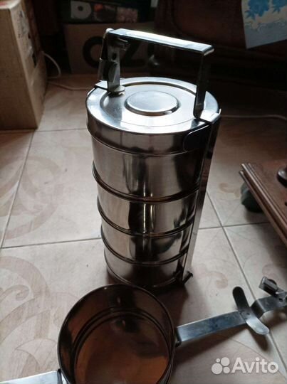 Ланчбокс из нержавейки для активного отдыха