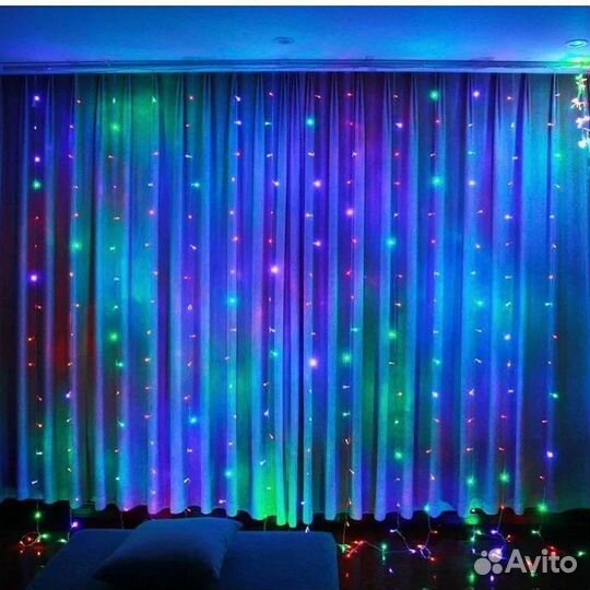 Гирлянда штора