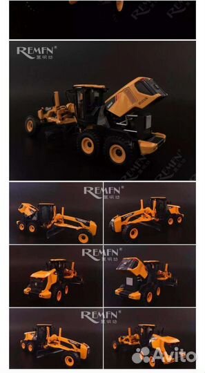 Коллекционная модель автогрейдера LiuGong 4180D