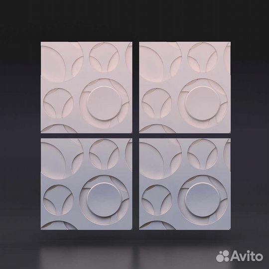 Гипсовая 3D панель 