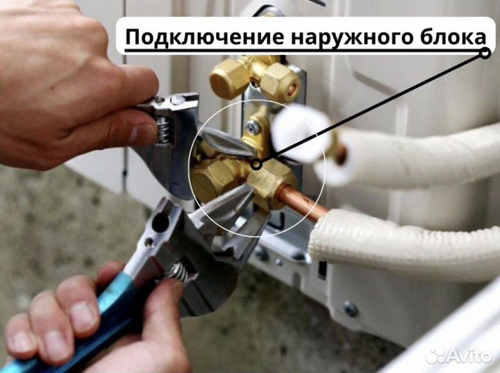 Установка сплит систем монтаж кондиционеров