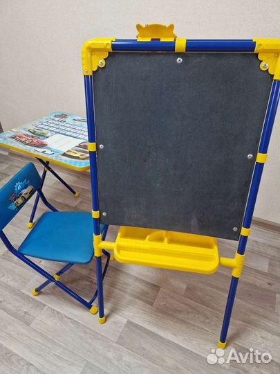 Мольберт, стол и стул детский
