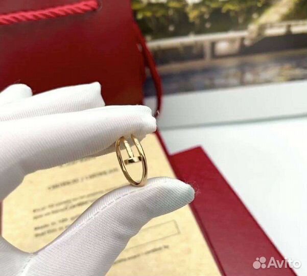 Золотое Кольцо Cartier Juste Un Clou