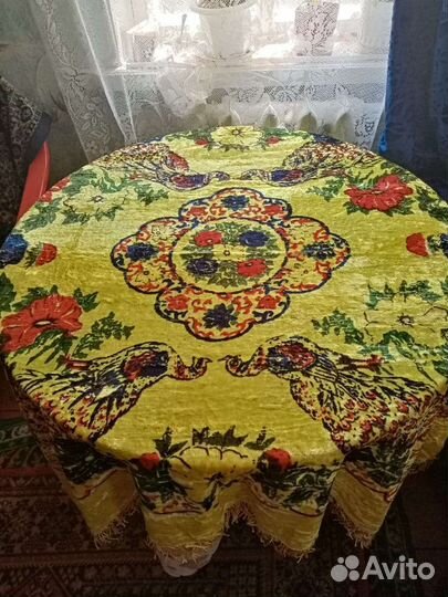 Скатерть плюш СССР в ассортименте