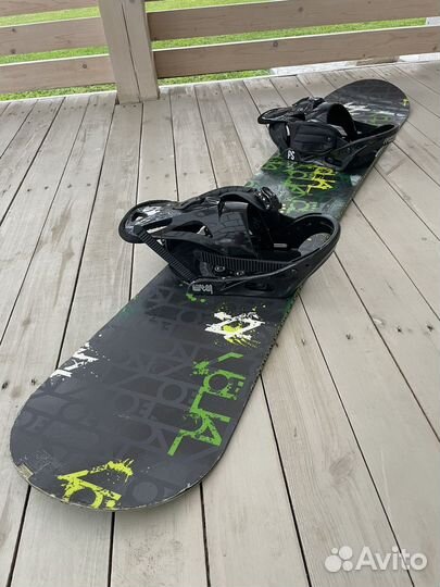 Сноуборд Volkl stroke 60 с креплениями и чехлом