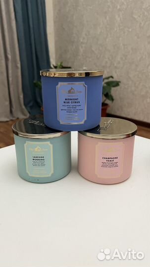 Ароматизированные свечи Bath&BodyWorks