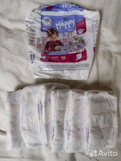 Подгузники размер junior