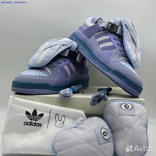 Кроссовки Adidas Bad Bunny Forum Low (Арт.64523)