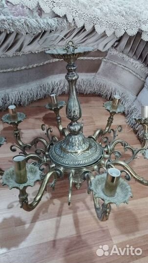 Люстра бронза