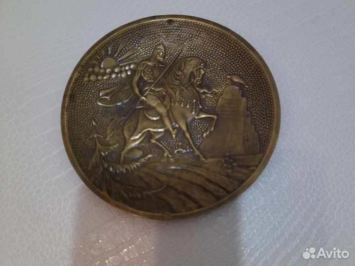 Картина медная чеканка СССР