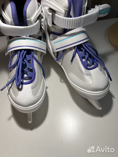 Коньки раздвижные ледовые 34-37 р