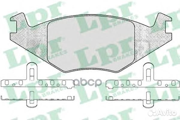 Колодки торм. дисковые 05p223 Lpr