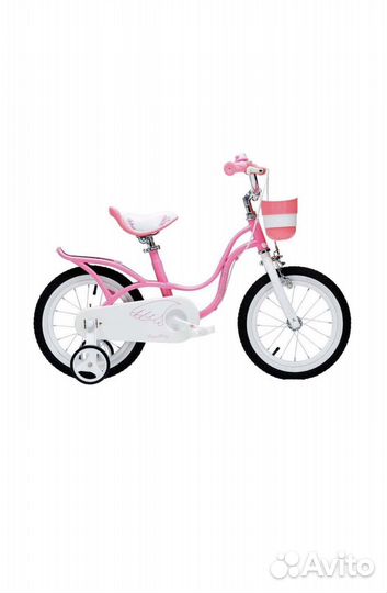 Велосипед royal baby little swan 18 розовый бу